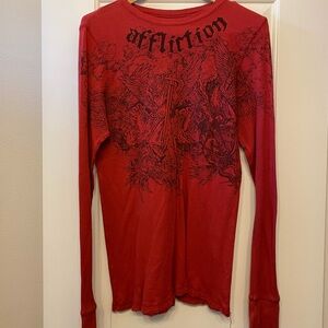 Vintage Affliction long sleeve shirt